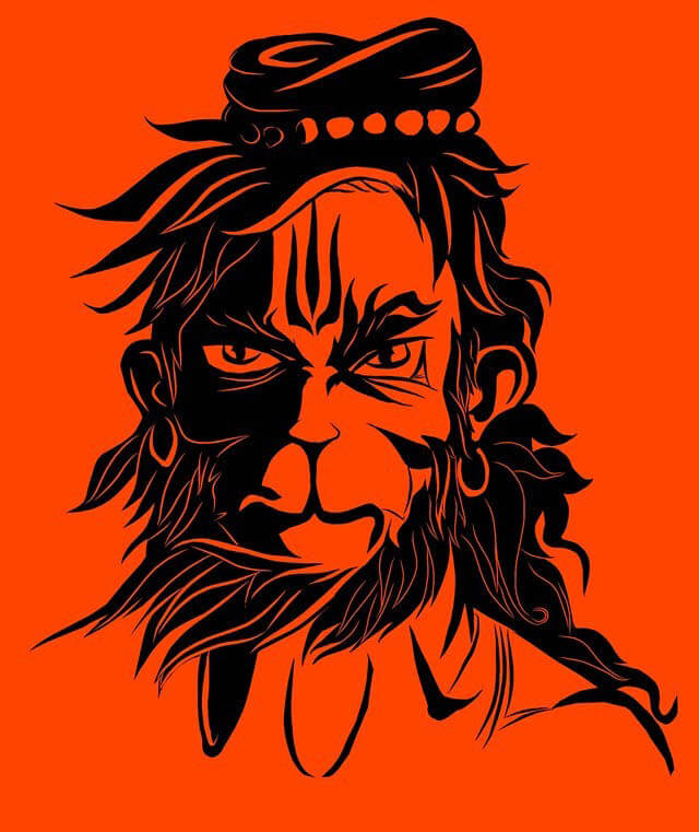 Pawnputar Angry Hanuman Images